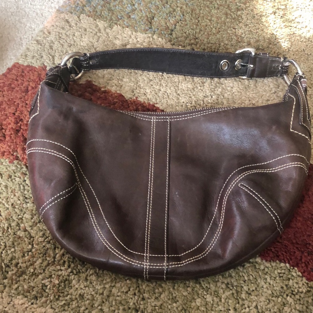 Used Coach small hobo bag